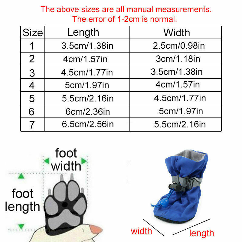 Waterproof Dog Boots Anti-Slip