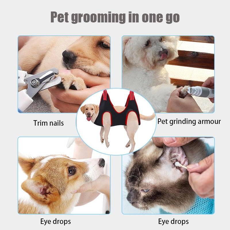 Pet Grooming Hammock / Sling for Nail Trimming