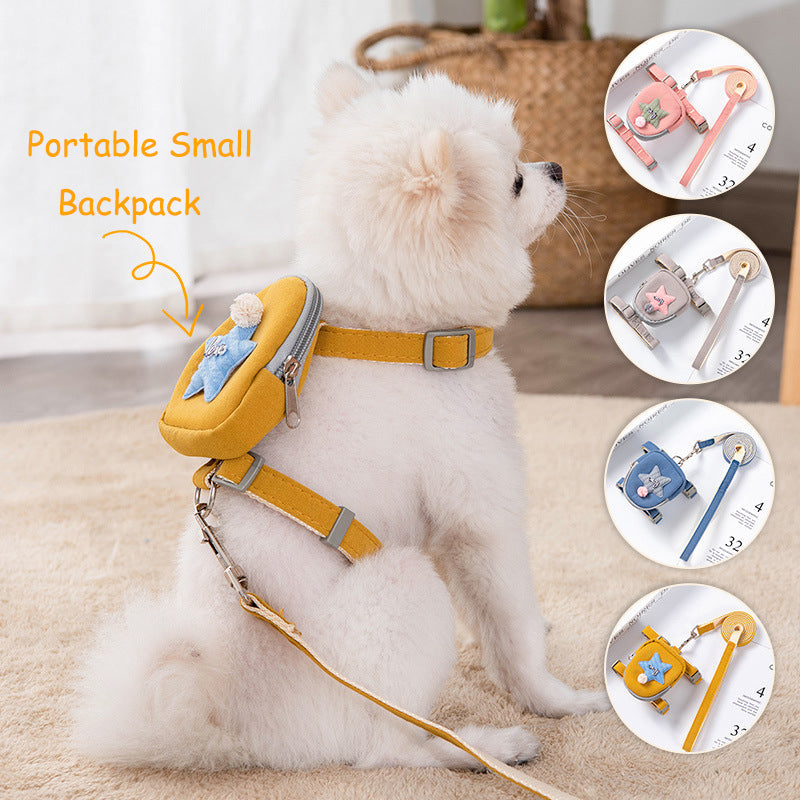 Dog Harness with backpack